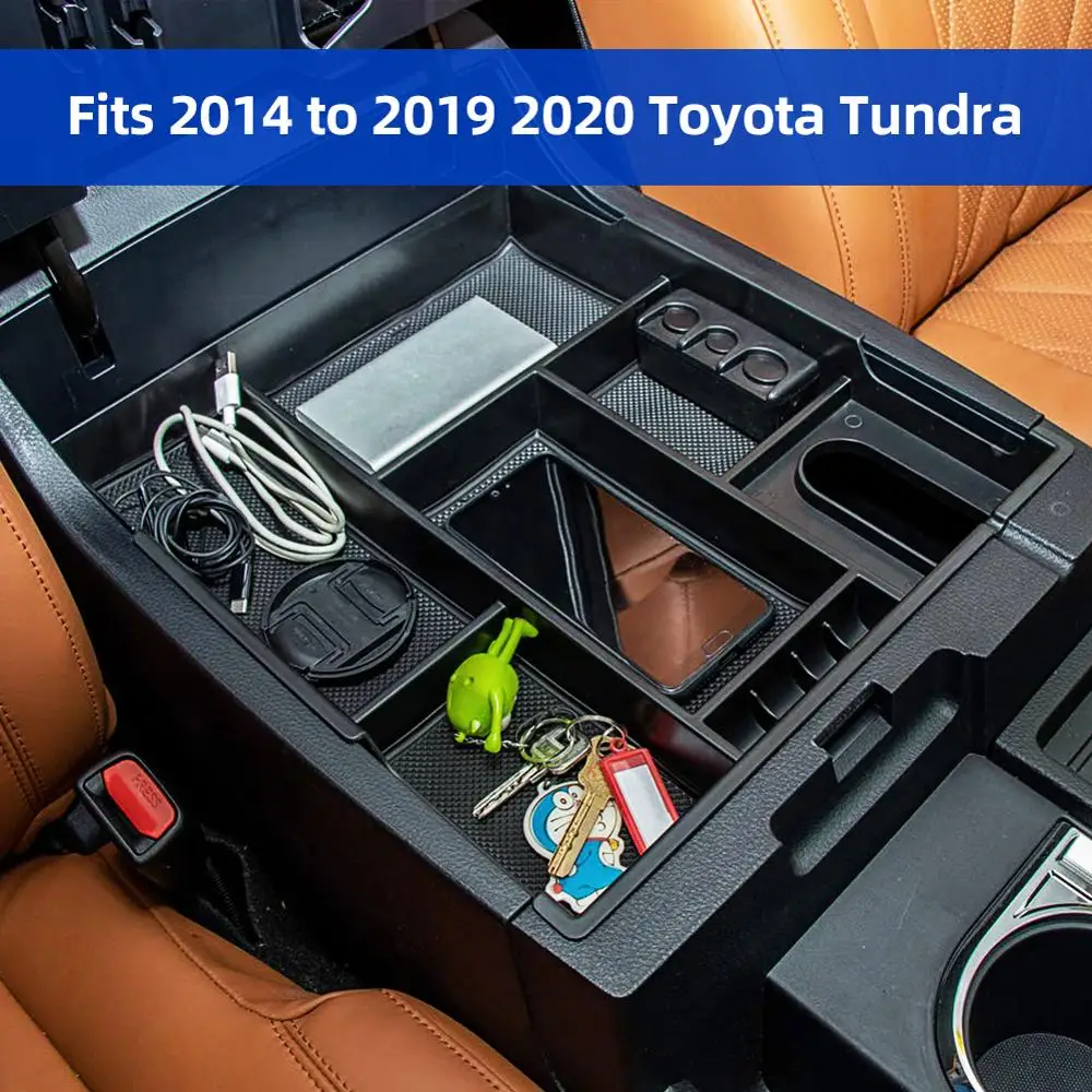 Подлокотник для центральной консоли органайзер Toyota Tundra 2014 2015 2016 2017 2018 контейнер