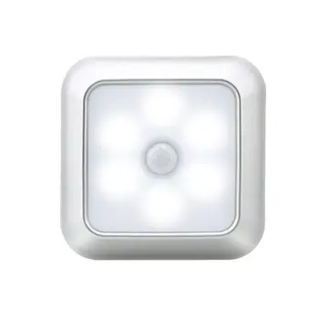 

Square LED Corridor Night Light Human Body Motion Sensor Infrared Control Body Sensor Home Night Lamp