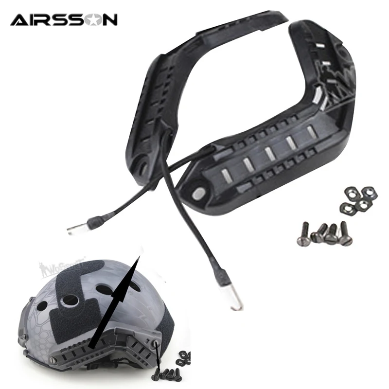 

Tactical FAST Helmet ARC Mount Rail Military Tactics CS Protective Equipment Paintball Hunting Shooting Helmet Accessories