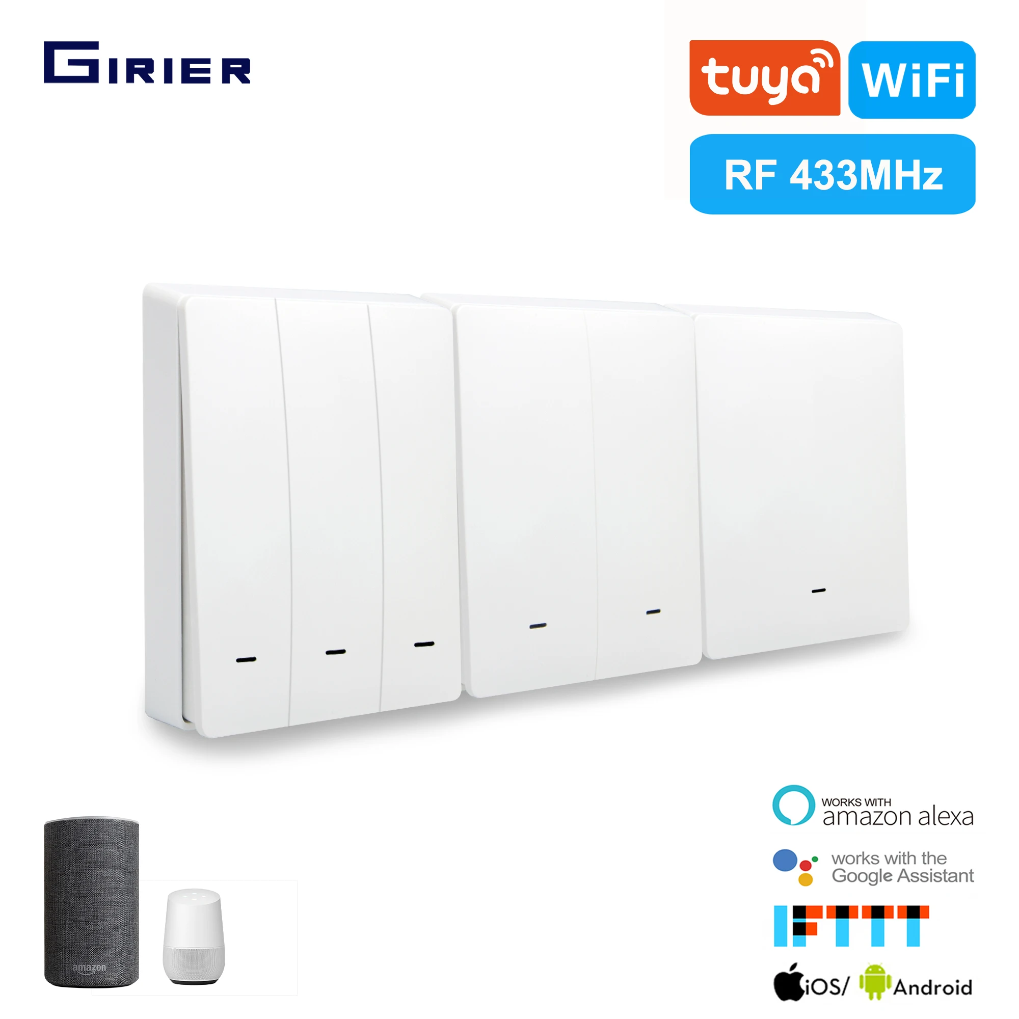 Умный светильник ель света GIRIER с поддержкой Wi Fi 433 МГц|Смарт-гаджеты| |