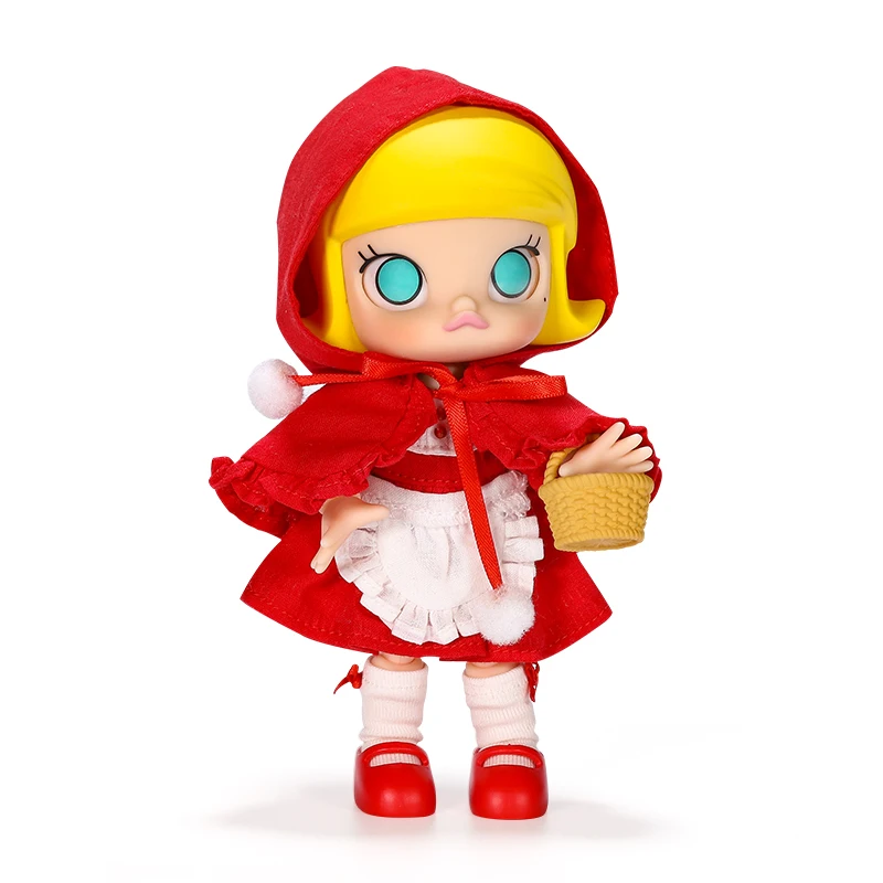 POPMART Molly BJD кукла маленькая красная Молли подарок на день рождения Детская игрушка фигурка подарок на день рождения Детская игрушка - Цвет: 1PC