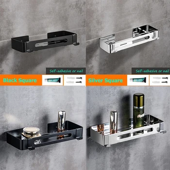 

Adjustable distance Bathroom Shelf Storage Shampoo Holder Kitchen Storage Rack Organizer Wall Shelf Bathroom Holder Shelves