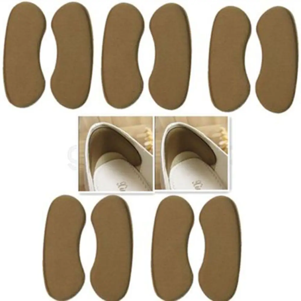 5 Pair/Pack Sponge Back Heel Pads For High Heel Shoes Grip Adhesive