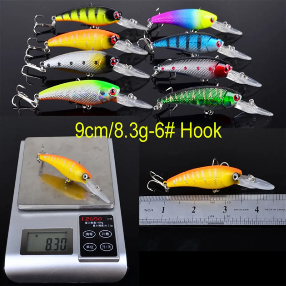 New 20pcs/Set Minnow Mixed Fly Fishing Lure Kits Set Artificial Hard Baits Lifelike Wobbler Pesca Wholesale Carp Fishing Tackles