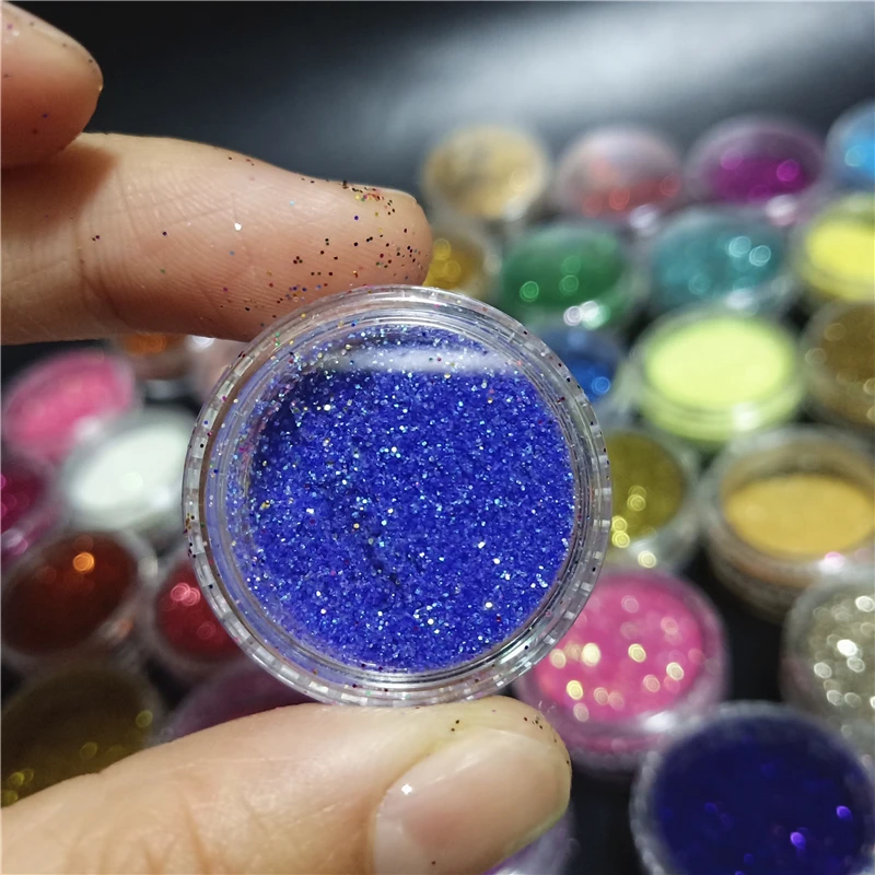 45 Colors Diamond Shimmer Glitter Powder 4 Glues 1 Brush Temporary Tattoo Kids Face Body DIY Nail Painting Decoration Art Tool