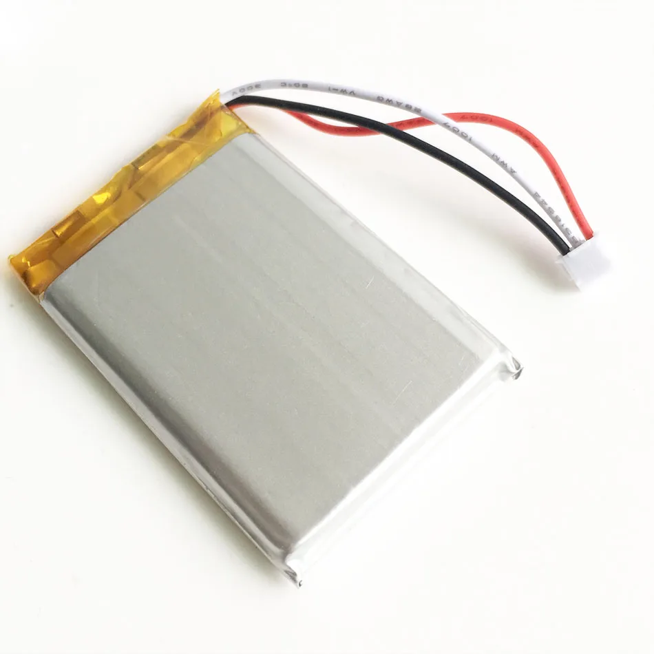 3.7V 1200mAh Lipo Rechargeable Battery Li cells 603450 + JST ZH 1.5mm 3pin Connector for Logitech G900 G903 G400 Wireless Mouse