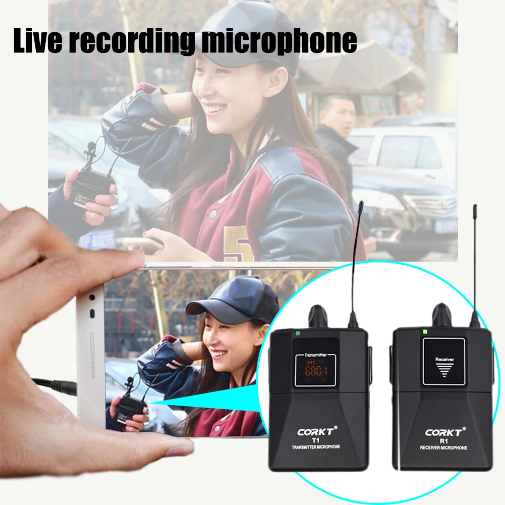 Телефоны портативный нагрудный микрофон Youtube DSLR камера интервью беспроводной микрофон Система мини видео запись Vlog передатчик