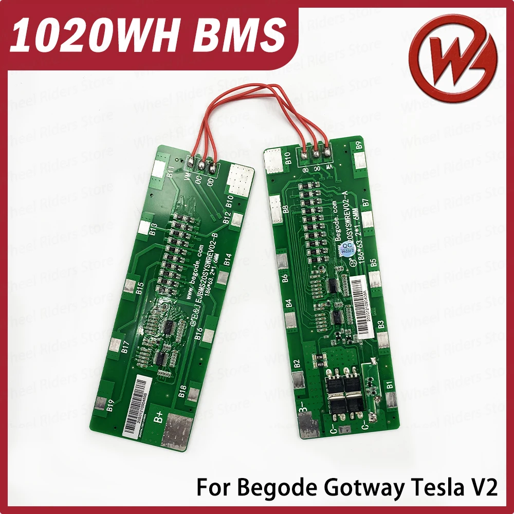 Begode Gotway Tesla V2 Одноколесный велосипед GW BMS battery manage 84v 1020wh запасные части аксессуары