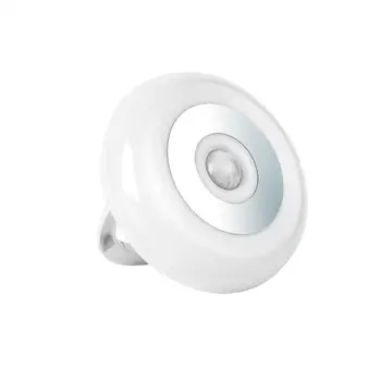 

45LM Human Body Induction Night Light Light Control Household Bathroom Corridor Bedroom Wardrobe 5W