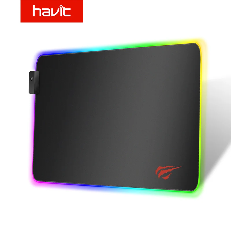 HAVIT Led Lighting Gaming Mouse Pad RGB USB LED Extended Illuminated Keyboard Non-slip Blanket Mat 