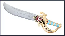 Épée de pirate pour enfants, jouet lumineux pour garçons, arme de bouclier, modèle épée de simulation de sécurité pour étudiants