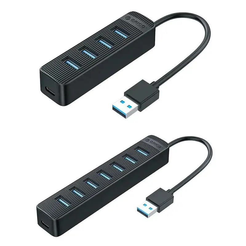 

4/7 Port USB 3.0 HUB With Type C Power Supply Port For PC Laptop Computer Accessories ABS USB Splitter USB3.0 OTG Adapter