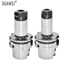 Porte outil cnc pour mandrin de fraisage hsk63a er16 er20 er25 er32 er40, précision 0.002, vitesse d'équilibrage G2.5 30000 tr/min, haute vitesse 