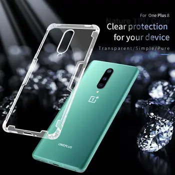 

Original Oneplus 8 Pro Case NILLKIN Nature TPU Phone Case For Oneplus 8 Soft Transparent Silicon Coque Phone Cover Oneplus 8 Pro