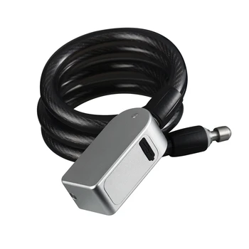 

GQ10F Fingerprint Bike Lock 20Sets Fingerprint Unlock USB Rechargeable Smart Keyless Fingerprint Lock Waterproof Anti-Theft Lock