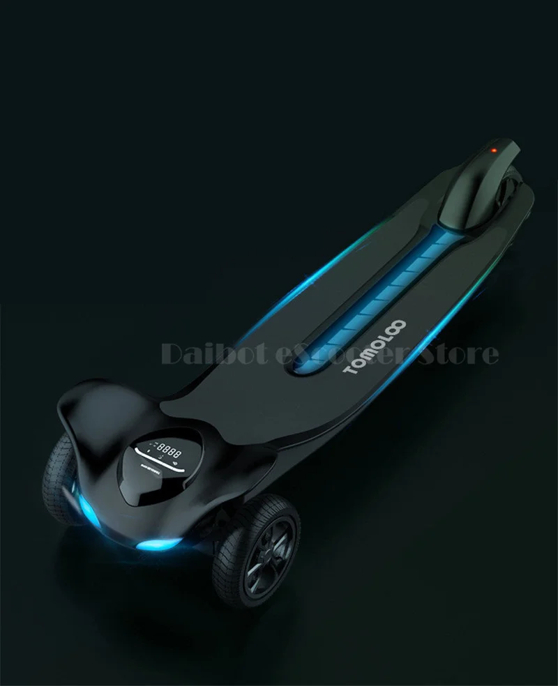 Tomollo Three Wheel Electric Scooter 6 Inch Self Balancing Scooters 36V 250W Spring Shock Absorption Electric Skateboard Scooter (16)