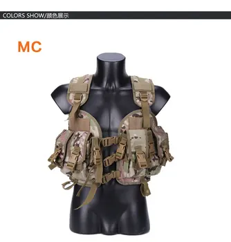 

Tactical Vest Camouflage Army Combat Vest Airsoft Outdoor Sport Vest with Water Bag