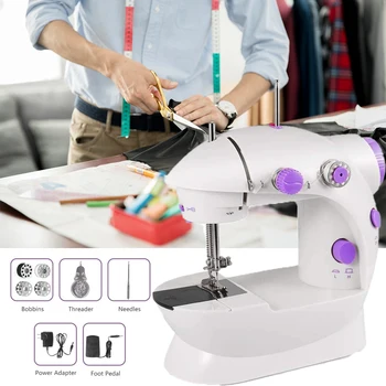 

US/UK/AU/EU Plug Household Mini Sewing Machines Dual Speed Thread Multifunction Electric Automatic Tread Rewind Sewing Machine