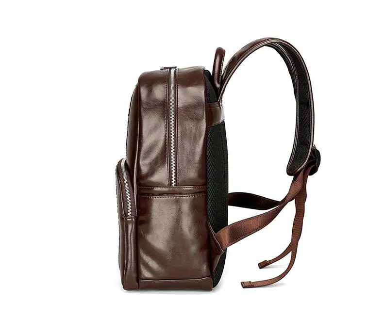 Fashion PU Crocodile Men's Backpack Male Leather Backpacks High Quality Student Bag Men Rucksack Bagpack mochila