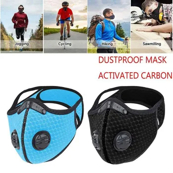 

Unisex Protection Neck Scarf Headwear For Dust Outdoors Sports Mouth face Cover Filter Windproof facemask Anti Pollution