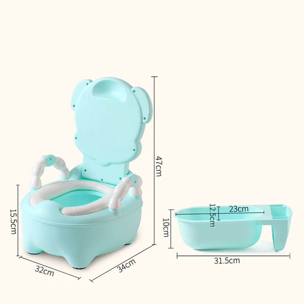 Portable Baby Pot Cute Cow Toilet Seat Pot For Kid Potty Training Seat Children Potty Baby Toilet Bowl Pot Training Potty Toilet