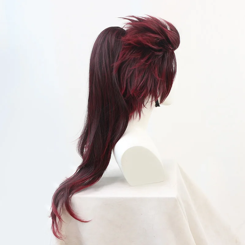 Kimetsu No Yaiba Kamado Tanjirou Cosplay Wigs Men Women 70cm Long Hair 4 styles