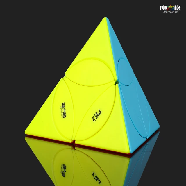 QiYi Mofangge Coin Tetrahedron Pyramid Magic Cube Toy Speed Puzzle Strange shape coin  Newest qiyi pyramind cube 4