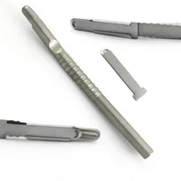COGOOGON Dental Implant Harvesting Bone Scraper Curved With 5 Free Replaceable Blades 2