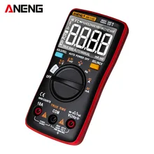 ANENG AN113D Digital Electrical Multimeter 6000 Counts DC/AC Current Voltage Tester True RMS Auto Ranging LCD Meters