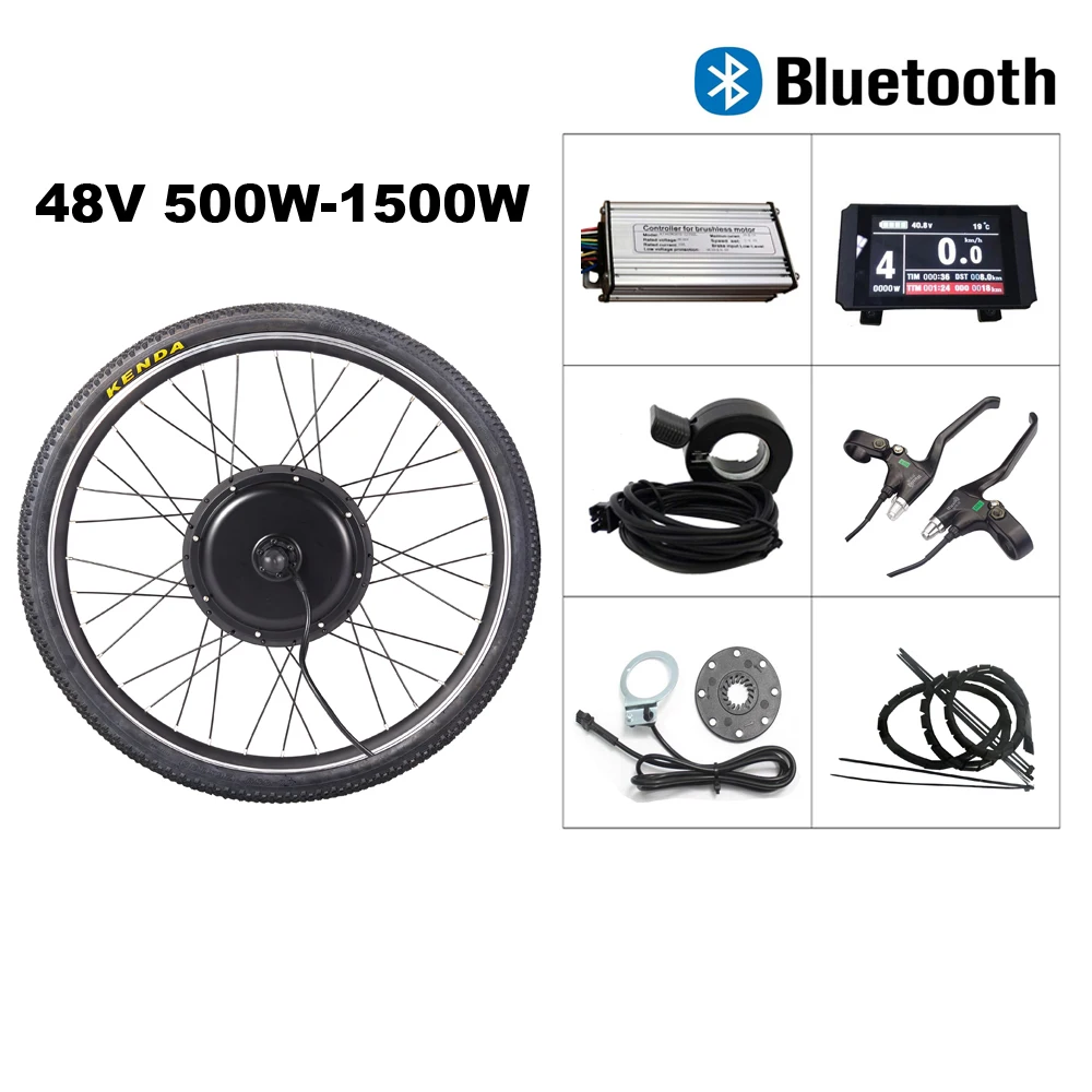 Regenerative braking bluetooth controller electric bike complete kit