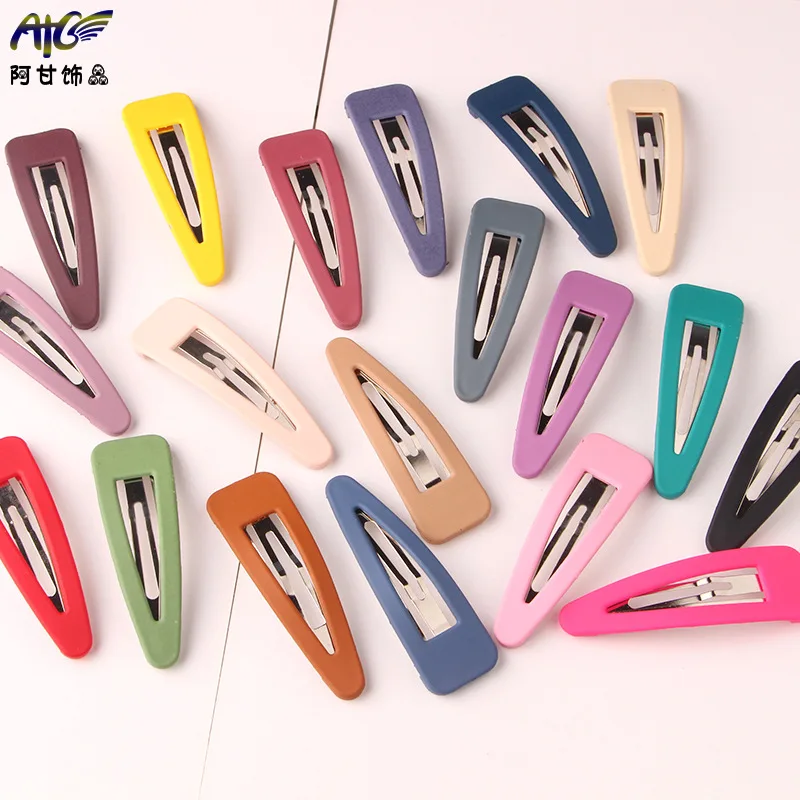 Южная Корея онлайн знаменитости INS заколки карты головной убор дети тусклый лак макарун цвет BB клип ребенок милый Взрыв клип