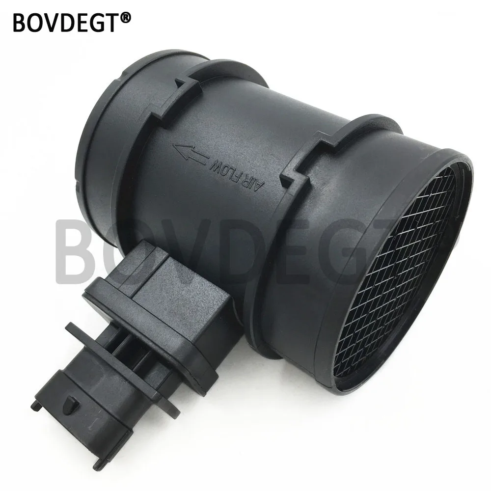 Датчик воздушного потока 4 контакта MAF для ALFA ROMEO 159 FIAT DOBLO IDEA Grand PUNTO 0281002861 55206756 51782033