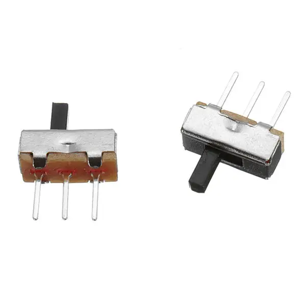 

100pcs SS12d00G4 2 Gear 3 Pin Toggle Switch Slide Switch Interruptor On-Off Horizontal Handle Type Handle Length 4mm COD
