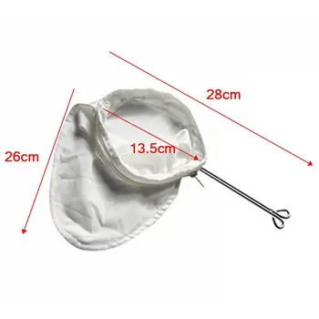 Reusable Fabric Mesh Filter Nut Milk Bag Colander Strainer for Soybean Juice Herb Tea Cold Brew Drip Coffee Filter Kitchen Tool 7