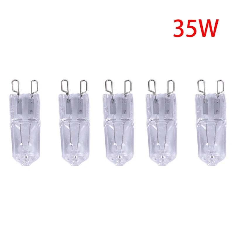 35W Горячее предложение 5 шт. G9 220V светодиодный лампы 18W 28 Вт 33 35 Вт галогенная лампа супер яркий теплый белый свет - Испускаемый цвет: 35W