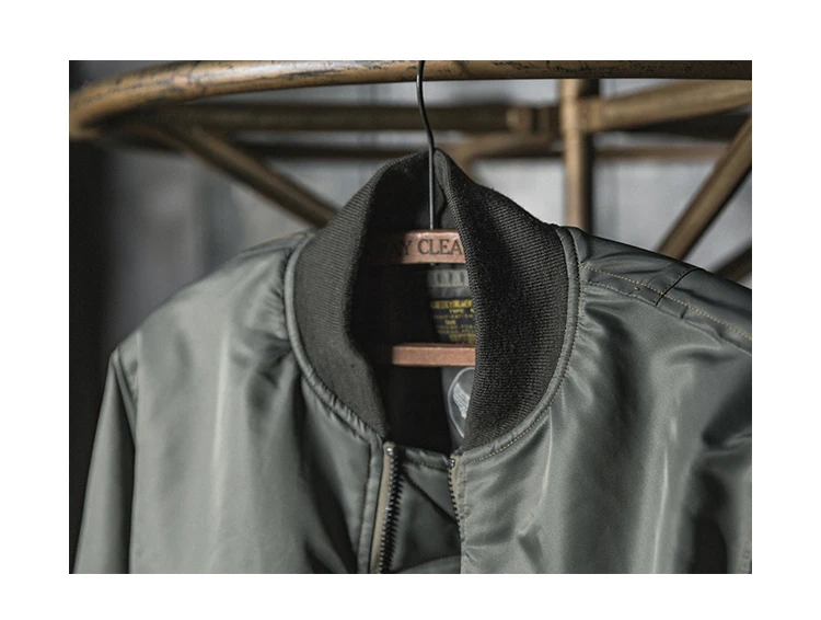 sports jacket Bronson Repro USAF 1955 MA-1 Flight Jacket 50s Winter Men Military Bomber Coat jackets