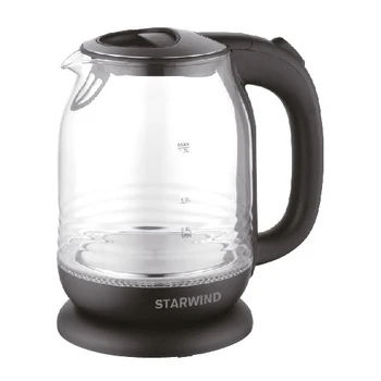 

Electric kettle StarWind skg1311, 2200 W, black and silver