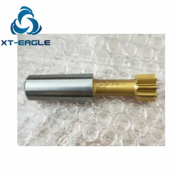 

M35 material, taper shank slotting cutter M1.5/M1.75, Z10, PA30, with yellow coated, Customized
