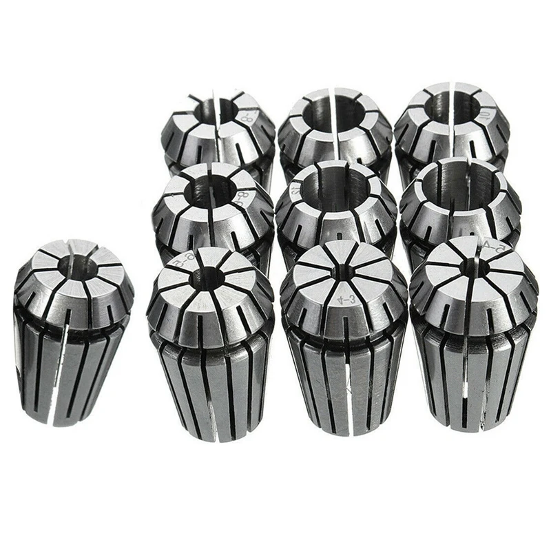 

10Pcs Set Er20 Spring Collets for Cnc Milling Lathe Tool Engraving Machine