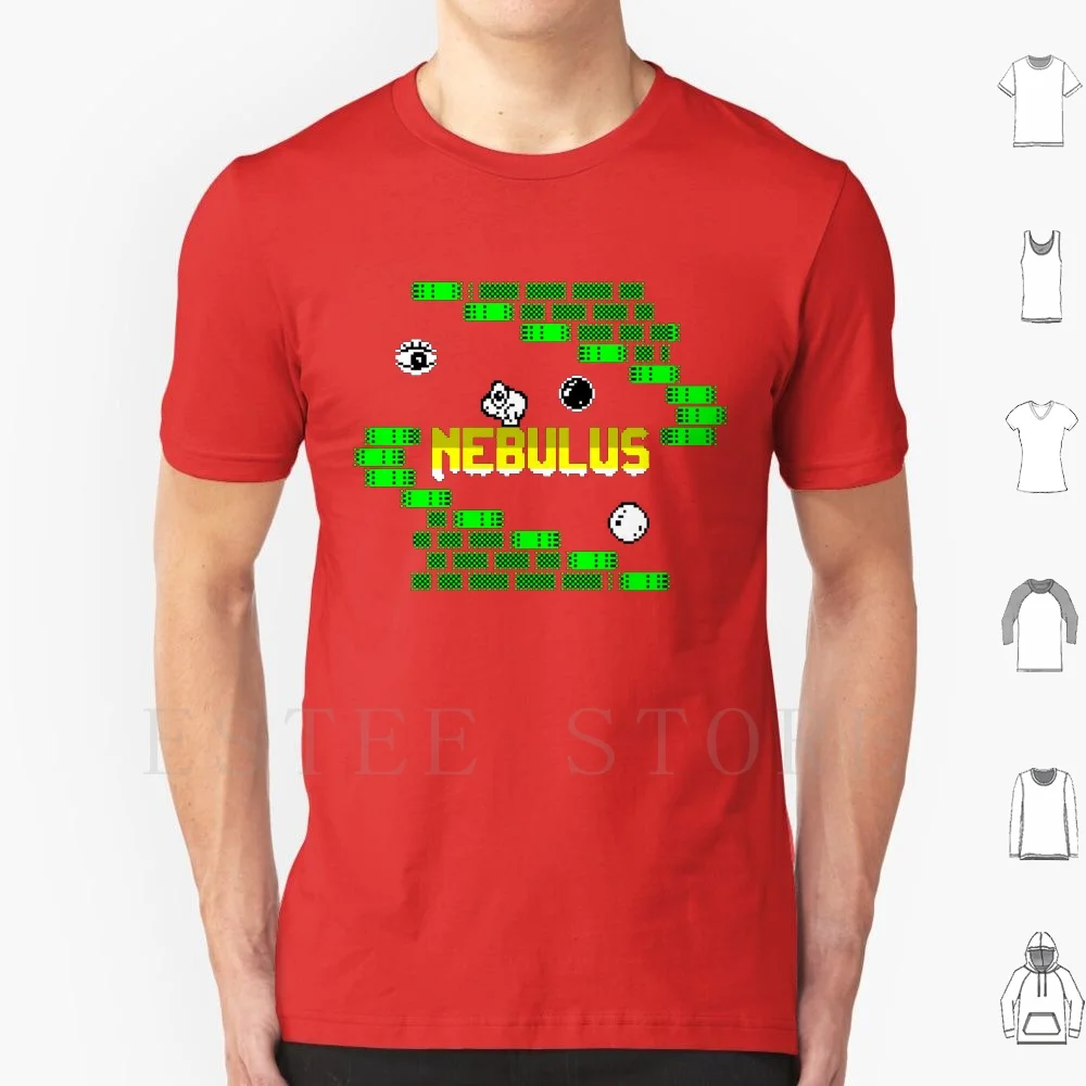 Nebulus-Camiseta de algodón para hombre, camisa con diseño Retro de Pixel  Game, ordenador, vídeo, plataforma Nebulus, torre de rompecabezas, 6Xl, Zx  - AliExpress