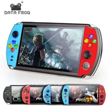 Данные лягушка 4,3/5 дюймов двойной рокер портативная игровая консоль поддержка ТВ выход X12 Ретро портативная игровая консоль