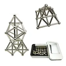 Магнитные стержни бусины DIY строительные блоки снятие стресса усиливает пространственное воображение развивающая детская игрушка развитие мозга