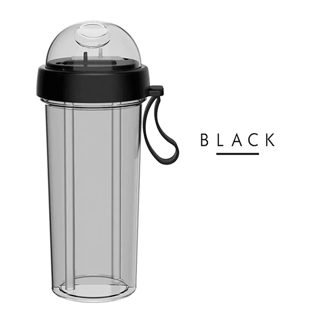 Двухтрубная открывающаяся дизайнерская чашка, портативная чашка для путешествий на открытом воздухе, креативная двойная бутылка для воды, чашка для питья, герметичная чашка