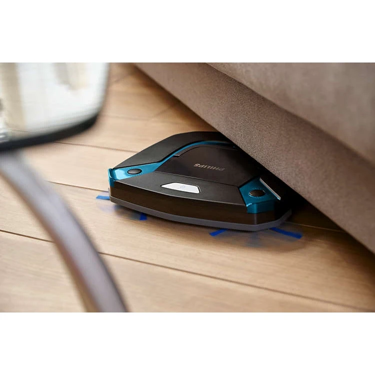 Пылесос-робот Philips SmartPro Easy FC8794/01 25Вт черный/синий