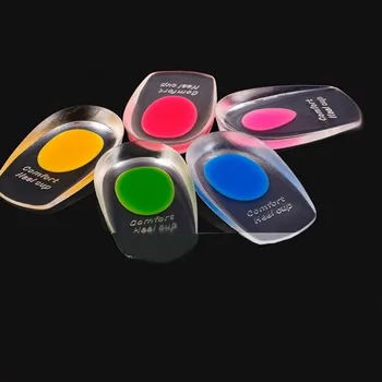 

Soft Silicone Gel Insoles for Heel Spurs Pain Foot Cushion Foot Massager Care Half Heel Insole Pad Height Increase Heel Grips