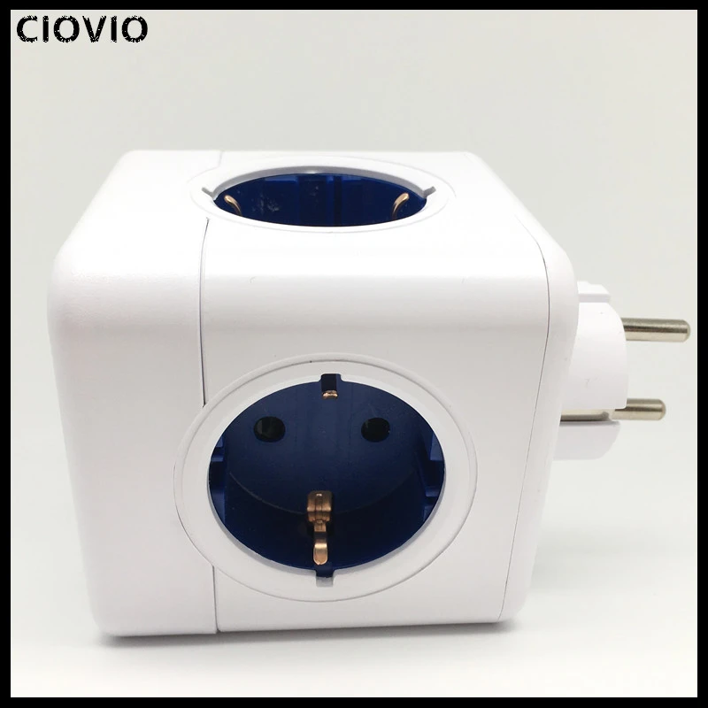 スマートホーム電源キューブソケット Eu プラグソケット 4 アウトレット 2 Usb ポートアダプタ電源タップ延長アダプタマルチスイッチソケット Electrical Sockets Aliexpress