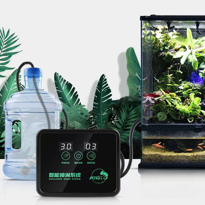 Intelligent Automatic Watering System For Garden Spray Irrigation Tropical Rain Forest Reptile Pet Terrarium Misting System 5