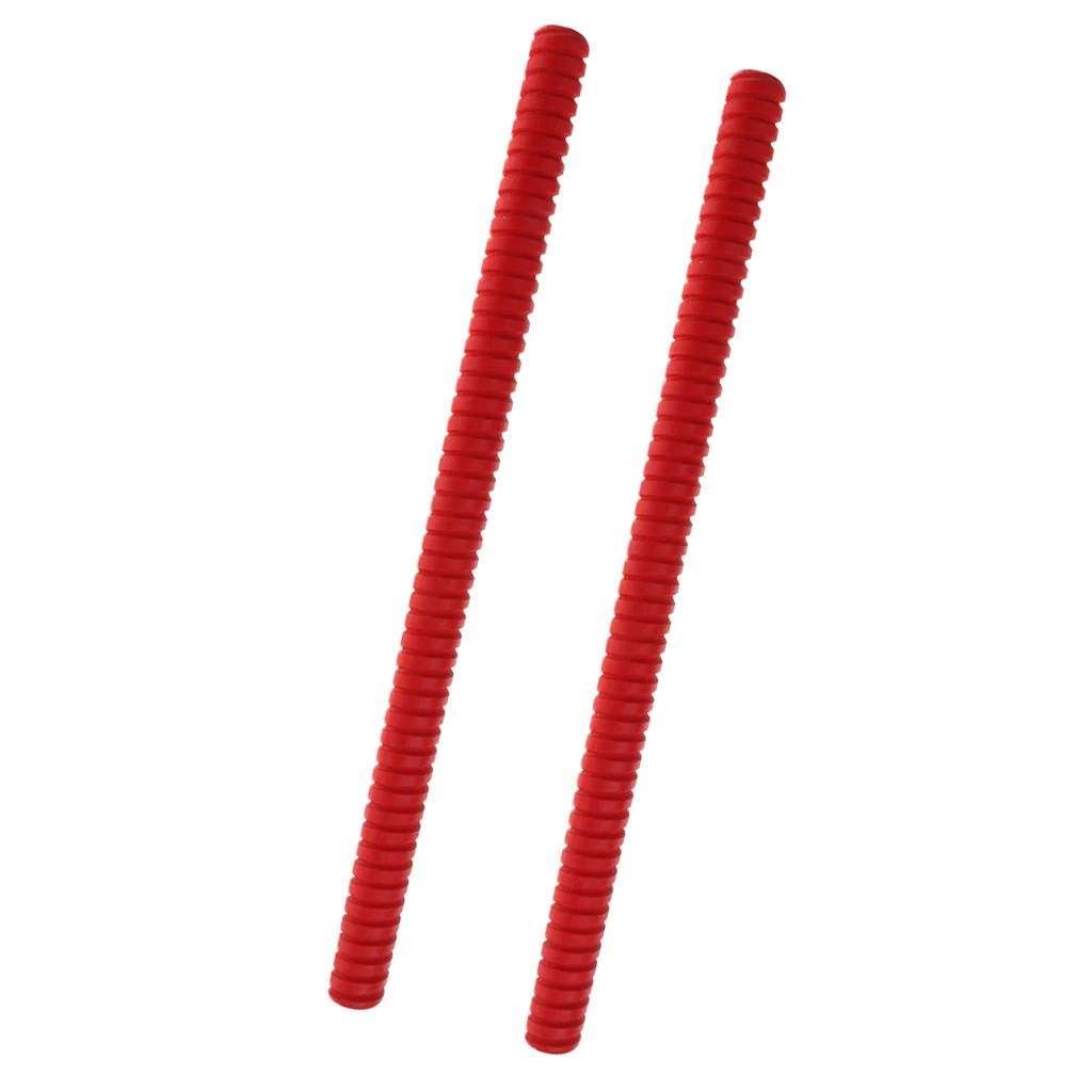 1 Pair Red Drum Sticks Wood Drumsticks Orff Musical Instrument For Kids Musical Toy