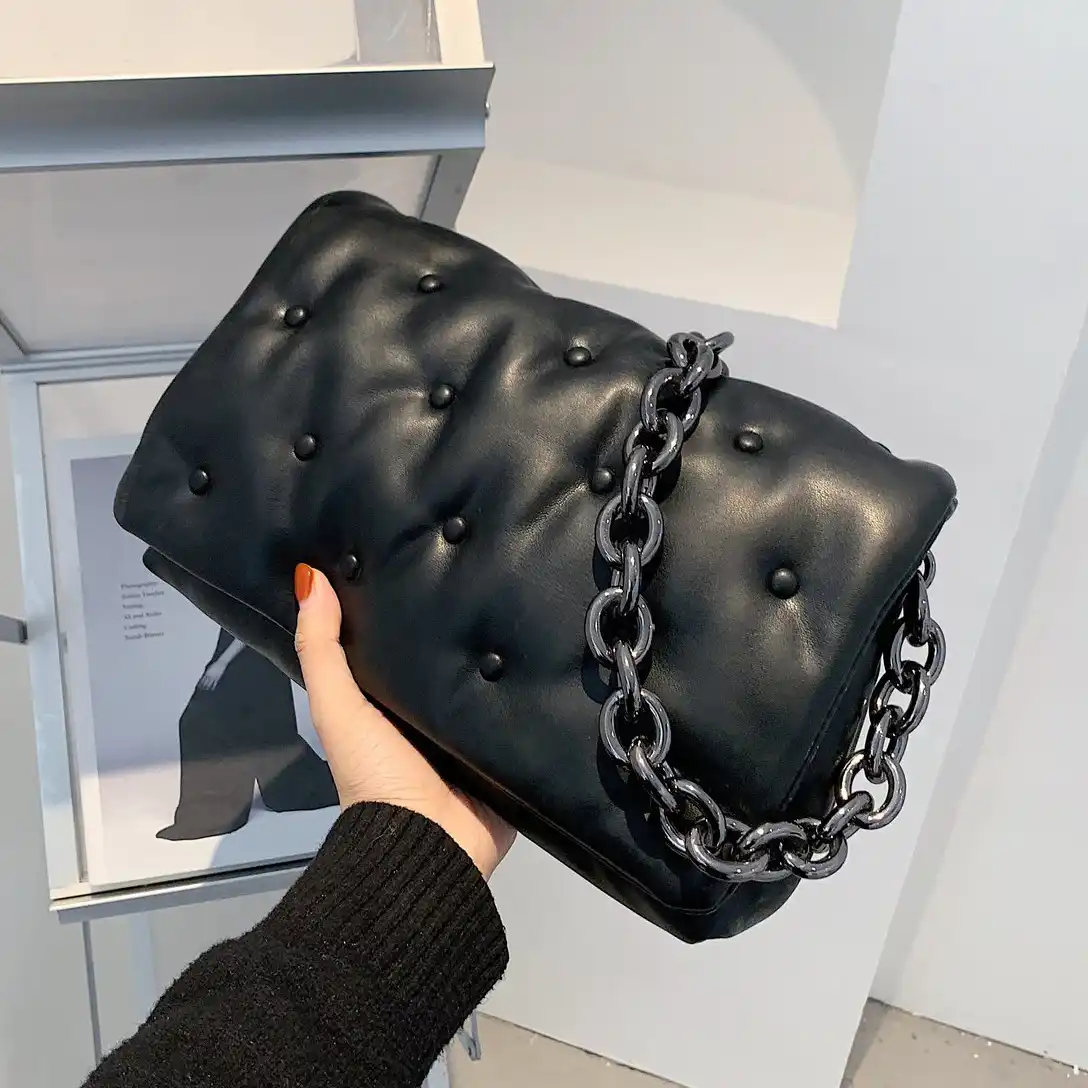 チェーンpuレザーバッグ女性21デザイナーショルダーバッグブランドトレンドの女性のハンドバッグや財布デザイナー脇の下バッグ ショッピングバッグ Aliexpress