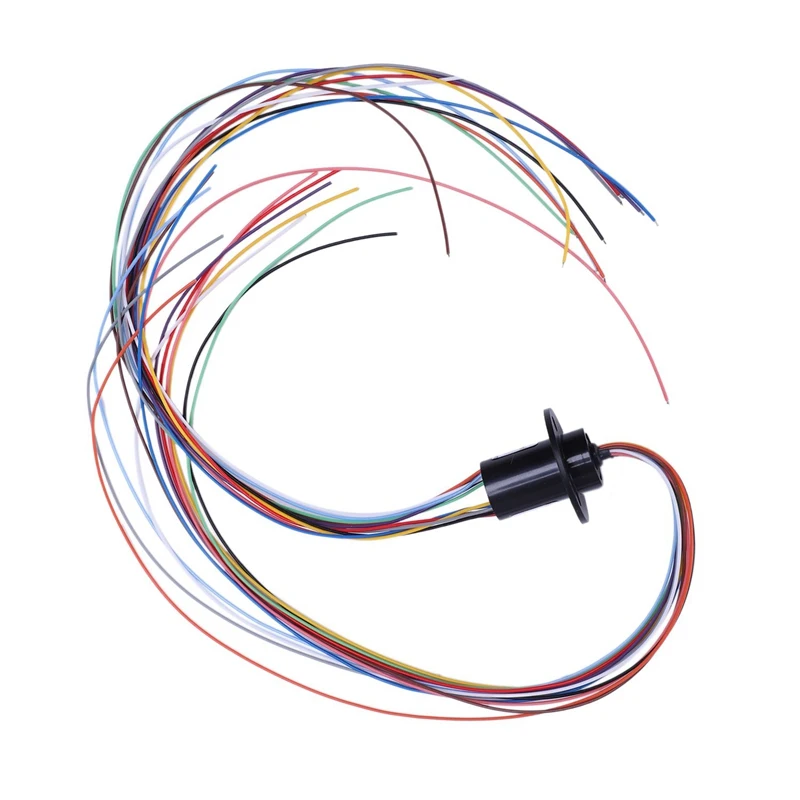 12.5mm 12 Circuits Capsule Compact Tiny Slip Ring 250Rpm 2A 250V Test Equipment